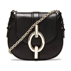 DVF Sutra Mini Crossbody Bag Black With Gold‎ Hardware